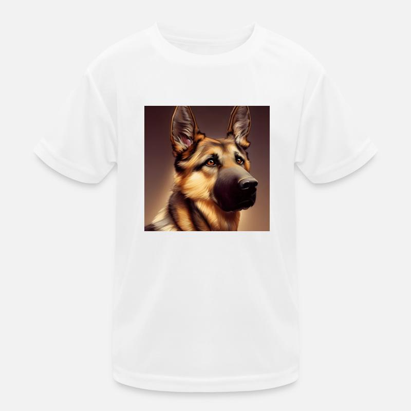 German Shepherd Kids Functional T-Shirt