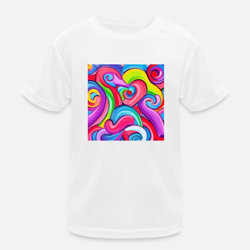 Candy valentines love Kids Functional T-Shirt