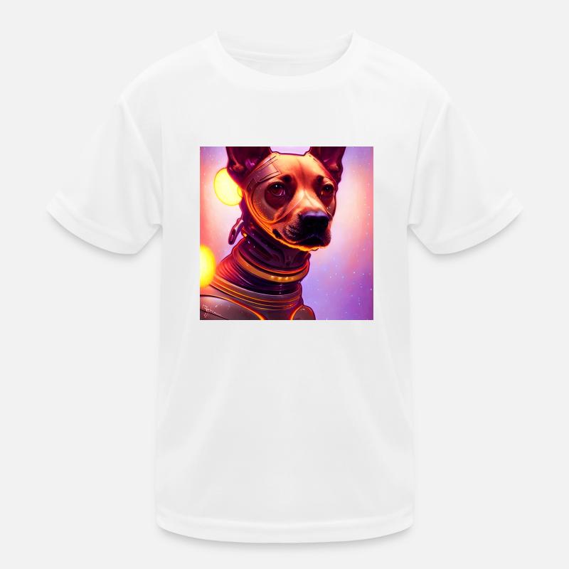 Le chien de l’univers T-shirt sport Enfant