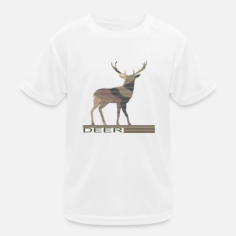 Hirsch Kinder Funktions-T-Shirt