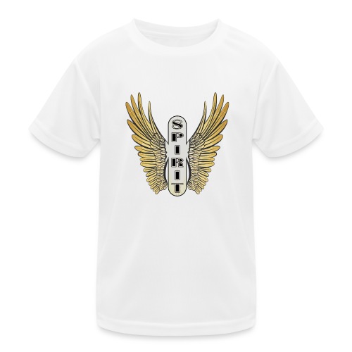 Spirit Wings - SPIRIT, Geist, Flügel - Kinder Funktions-T-Shirt