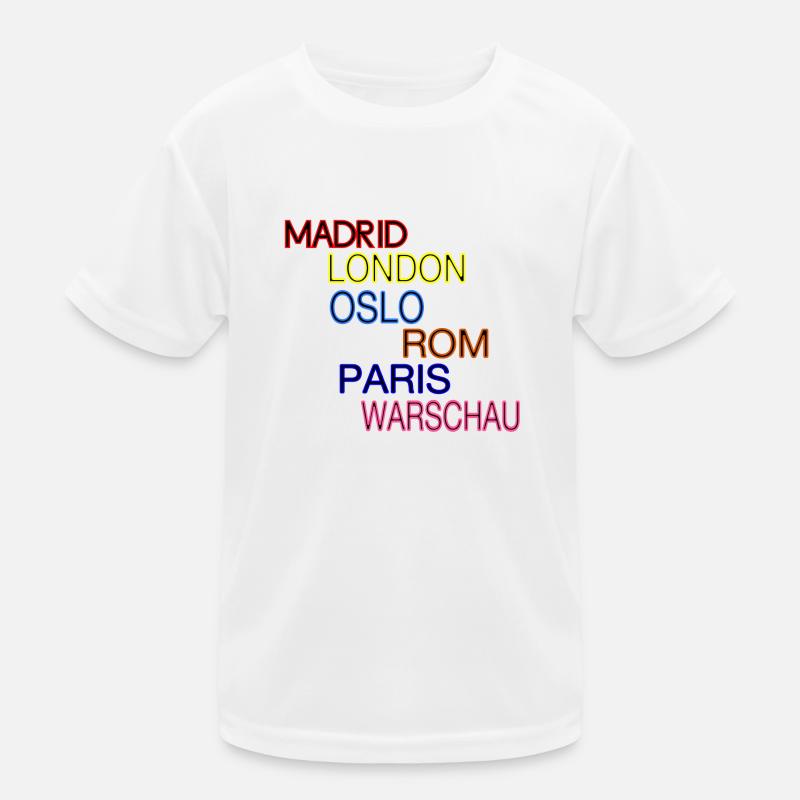 Cities Kids Functional T-Shirt