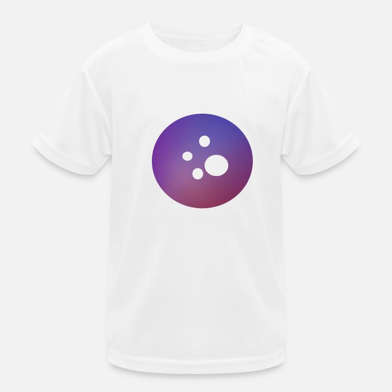 Galaxy button Kinder Funktions-T-Shirt