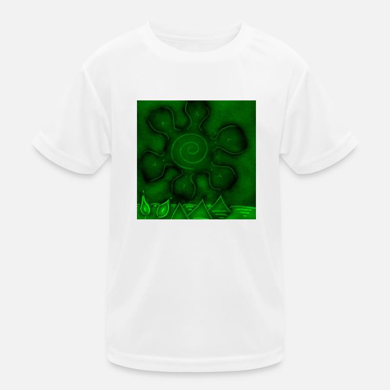SOLEIL SUR PYRAMIDES VERTES T-shirt sport Enfant