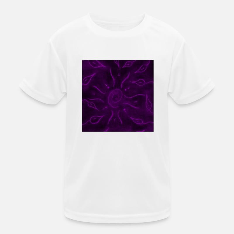 SOLEIL ET FLEURS VIOLETTES T-shirt sport Enfant
