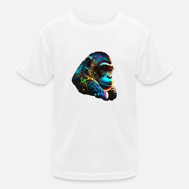 Monkey Kinder Funktions-T-Shirt