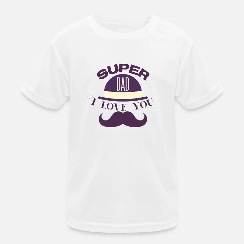Super papa T-shirt sport Enfant