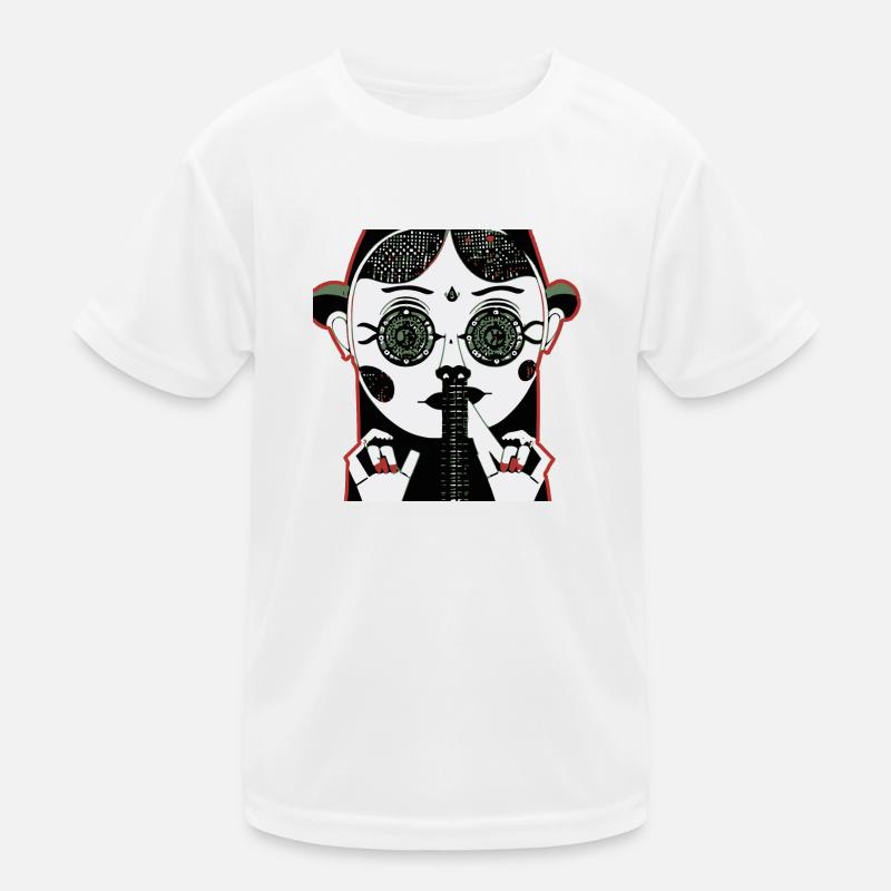 Musik Mädchen Kinder Funktions-T-Shirt