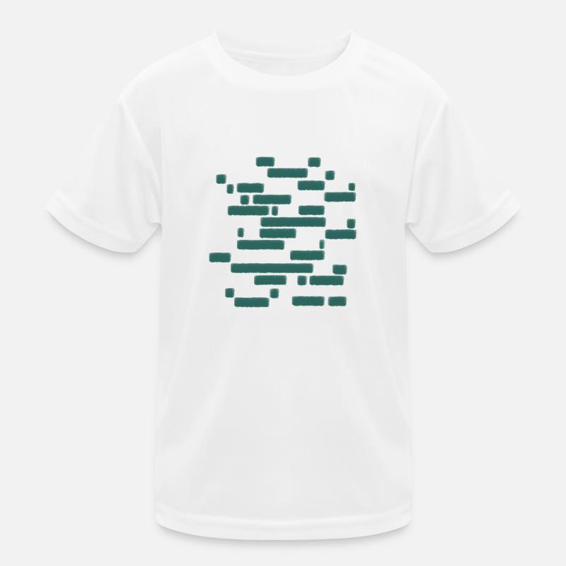 Grün Kinder Funktions-T-Shirt
