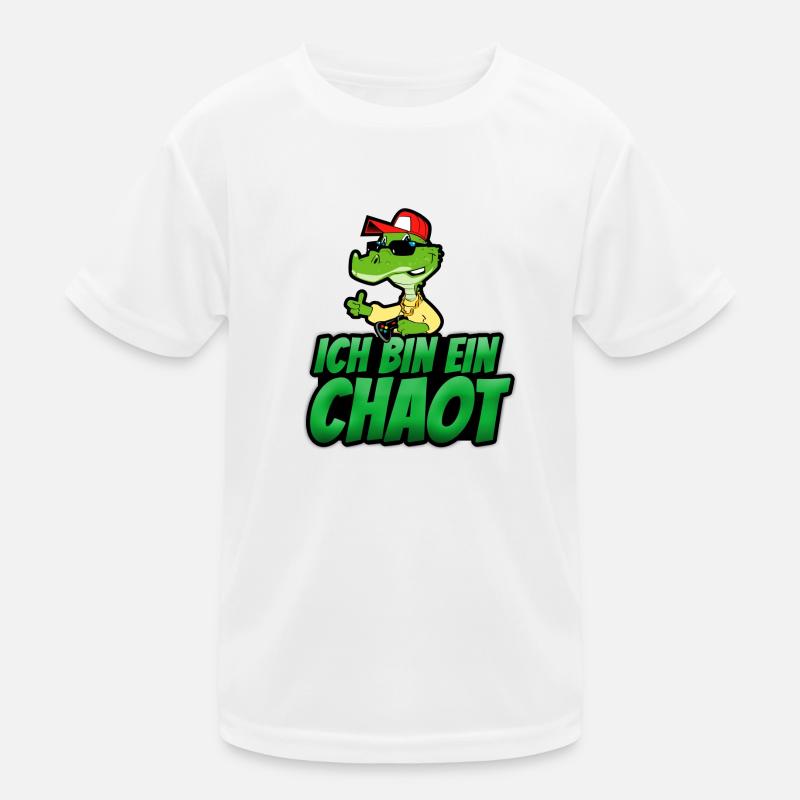 Ich bin ein Chaot Kinder Funktions-T-Shirt