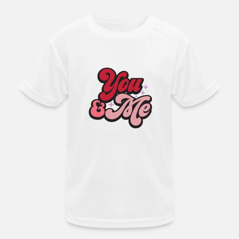 You & Me Saint-Valentin T-shirt sport Enfant
