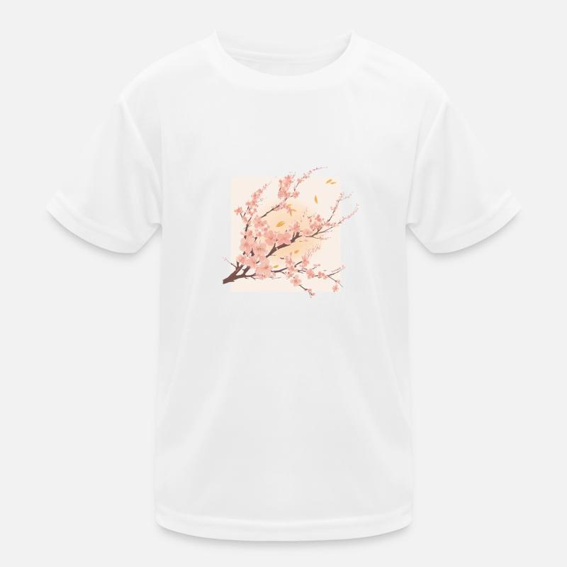 Sakura Fleurissant T-shirt sport Enfant