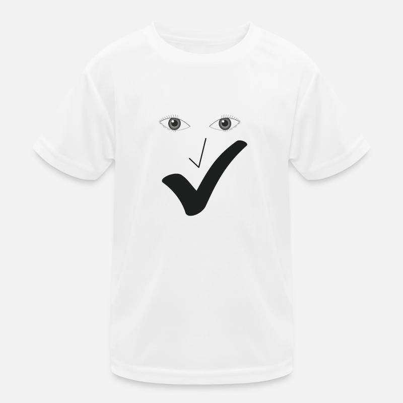 Fine smile Fine face A02. Kids Functional T-Shirt