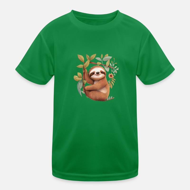 Conception de paresseux T-shirt sport Enfant