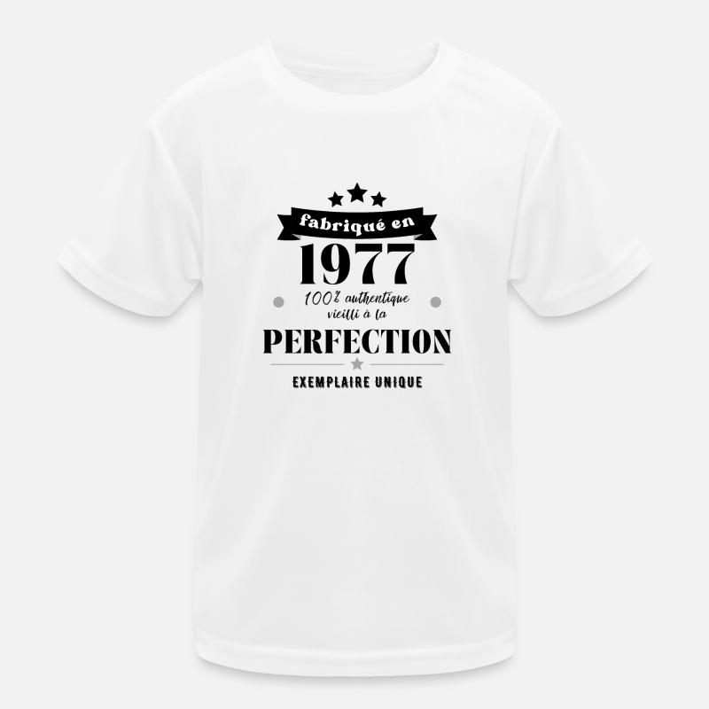 fabriqué en 1977 T-shirt sport Enfant