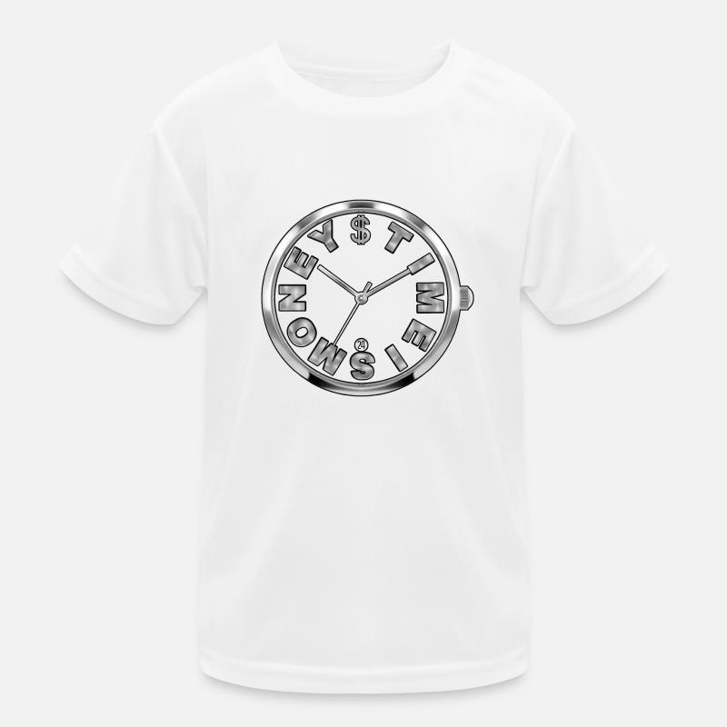 Zeit ist Geld Kinder Funktions-T-Shirt