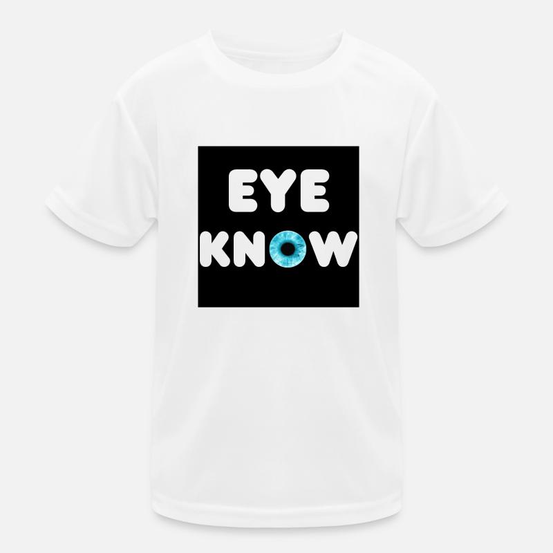 Eye Know frame White Tee Kids Functional T-Shirt