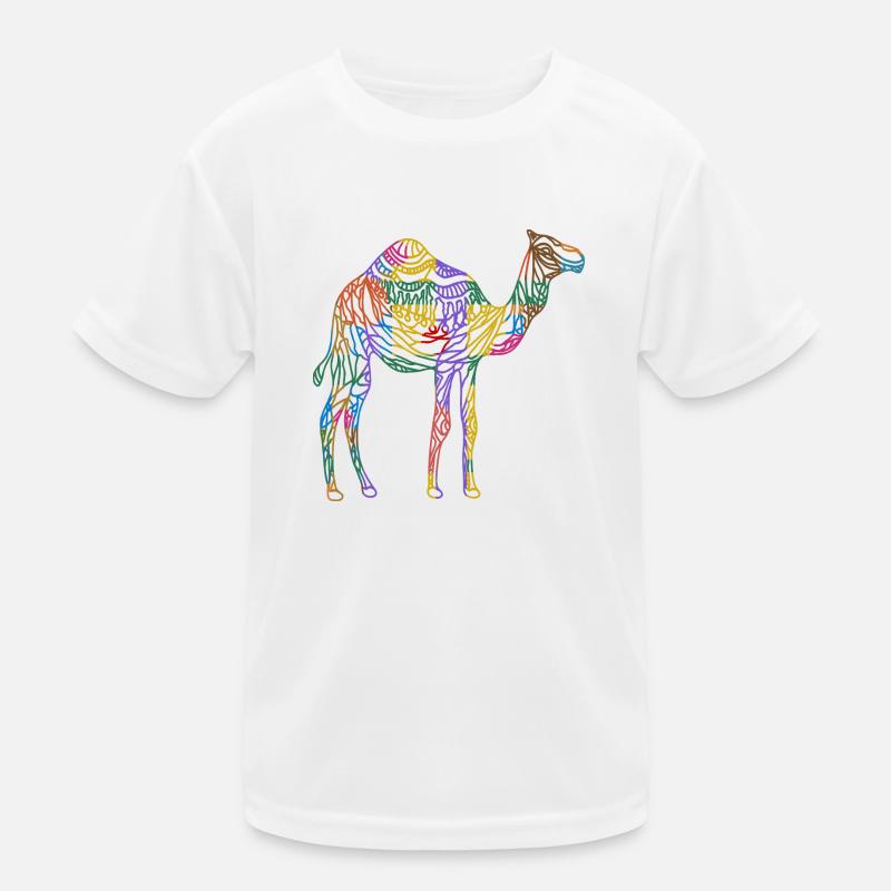 Kamel Kinder Funktions-T-Shirt