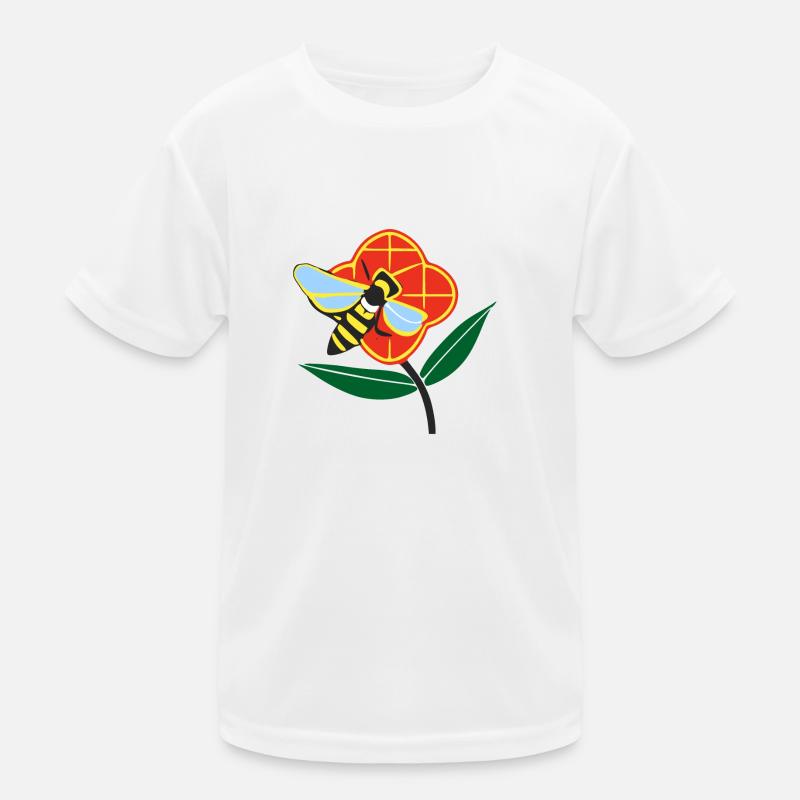 Abeille sur fleur T-shirt sport Enfant