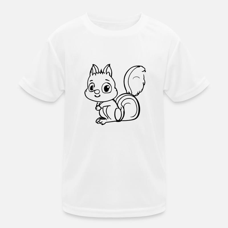 Baby-Eichörnchen Kinder Funktions-T-Shirt