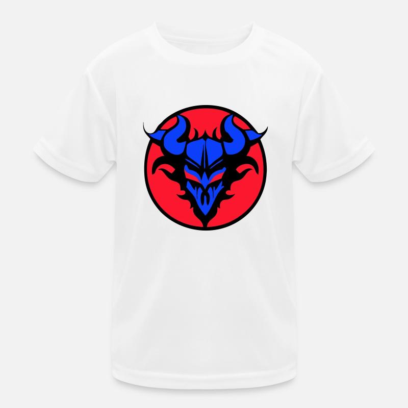 Dämonisch teuflisches Wappen Kinder Funktions-T-Shirt