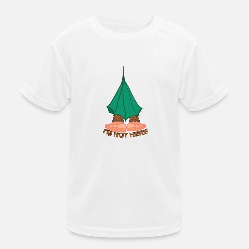 I M NOT HERE Kids Functional T-Shirt