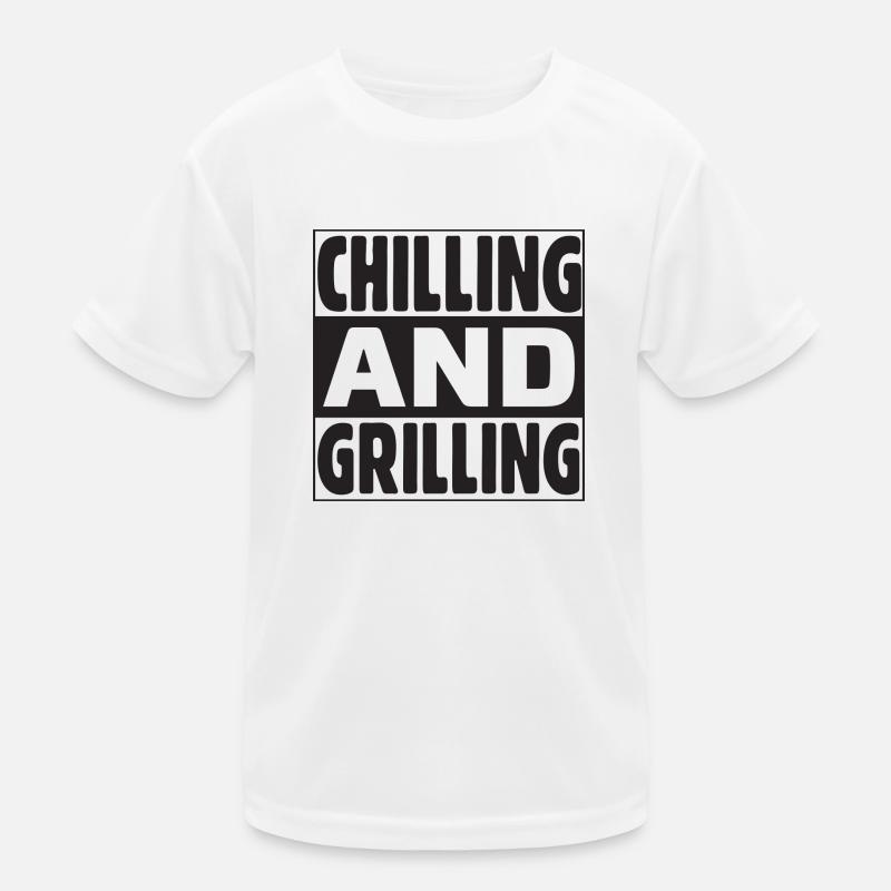 Chilling and Grilling Kids Functional T-Shirt