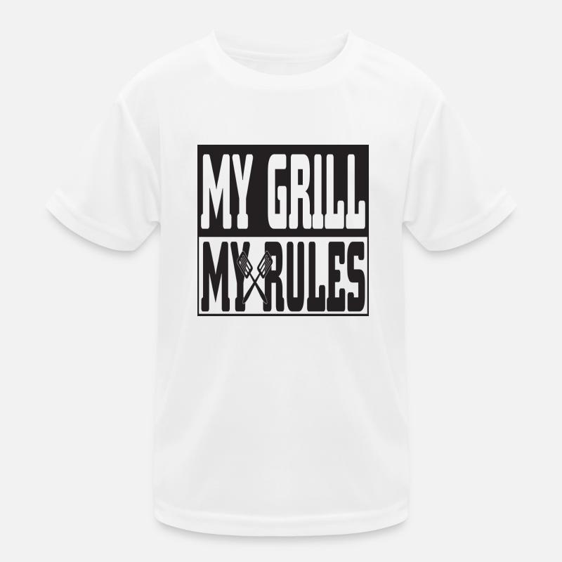 My Grill my Rules Kinder Funktions-T-Shirt