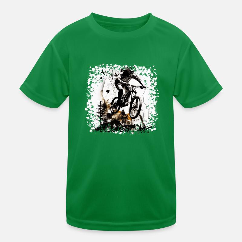 VTT freestyle, le sentiment de liberté T-shirt sport Enfant