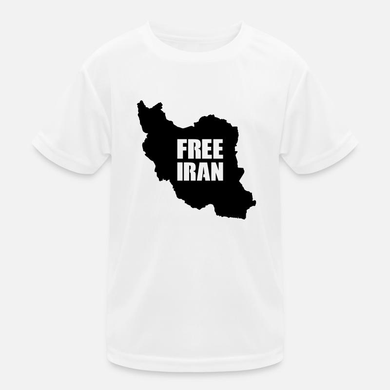 iran free Kinder Funktions-T-Shirt