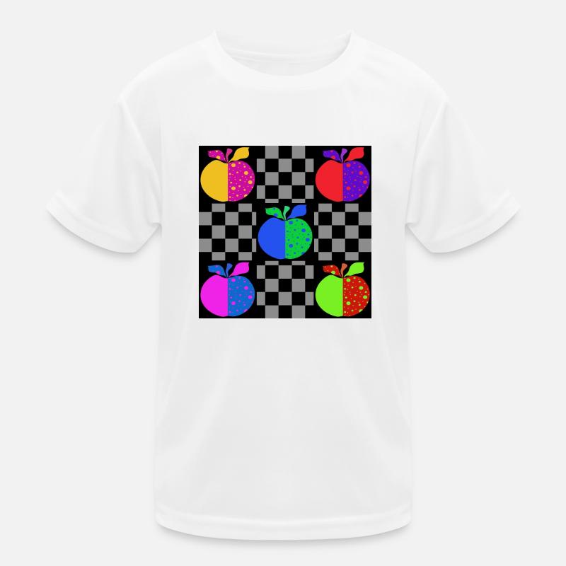 Apfel Kinder Funktions-T-Shirt
