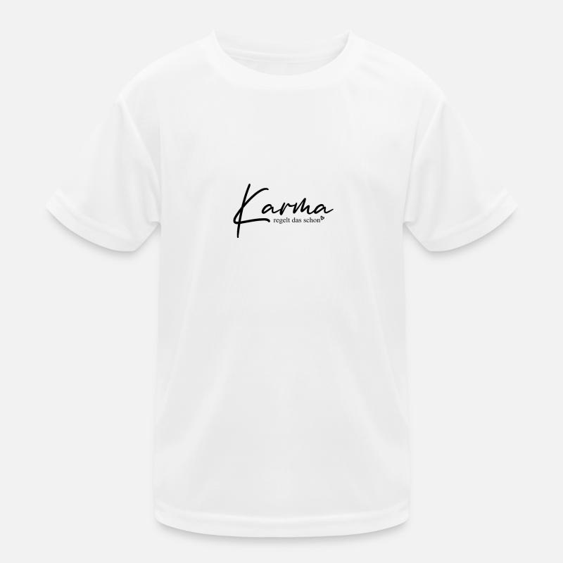 Karma regelt das schon Kinder Funktions-T-Shirt