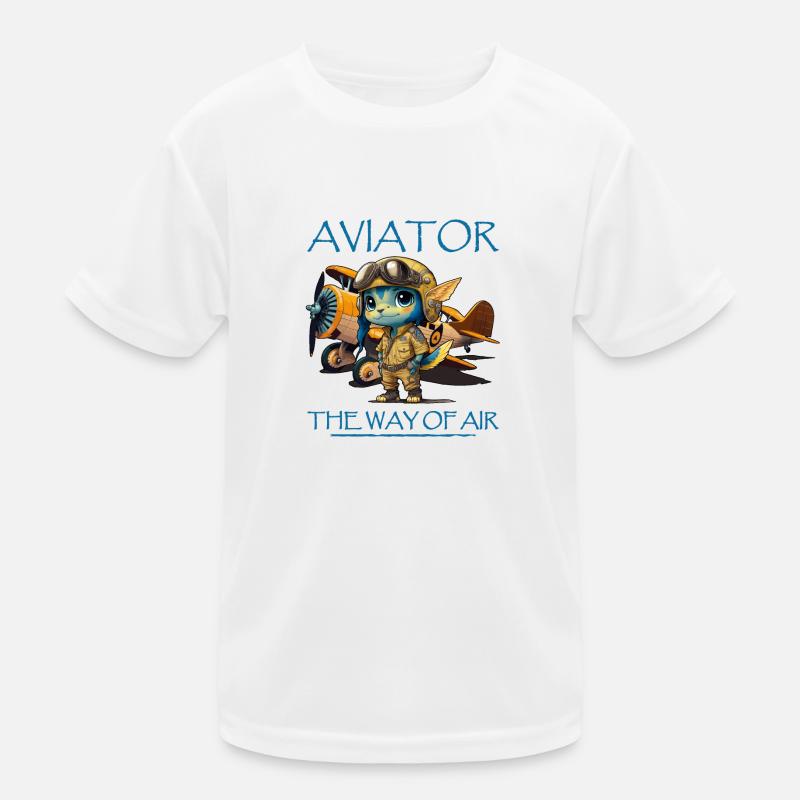 AVIATOR (aircraft, aviation) Kids Functional T-Shirt