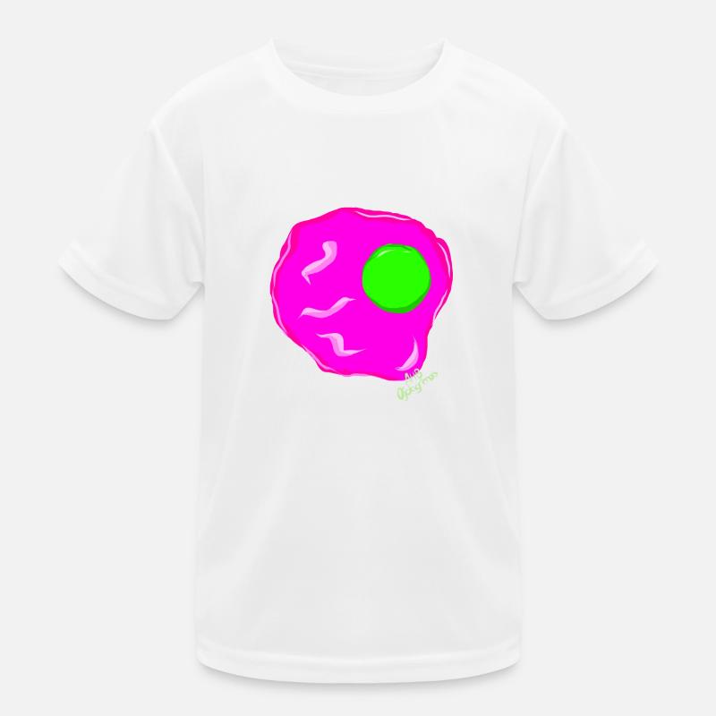 Fosfi fried egg - Kids Functional T-Shirt - white