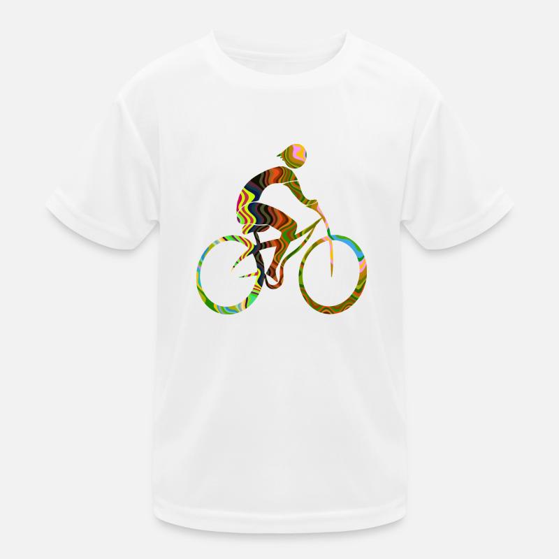 Radfahrer Kinder Funktions-T-Shirt