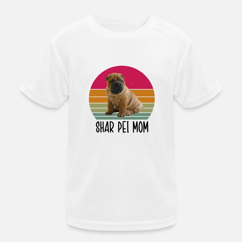 Shar Pei Mom Kinder Funktions-T-Shirt