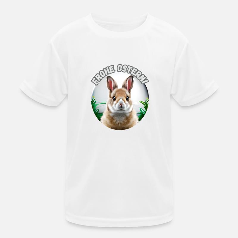 Frohe Ostern Kinder Funktions-T-Shirt