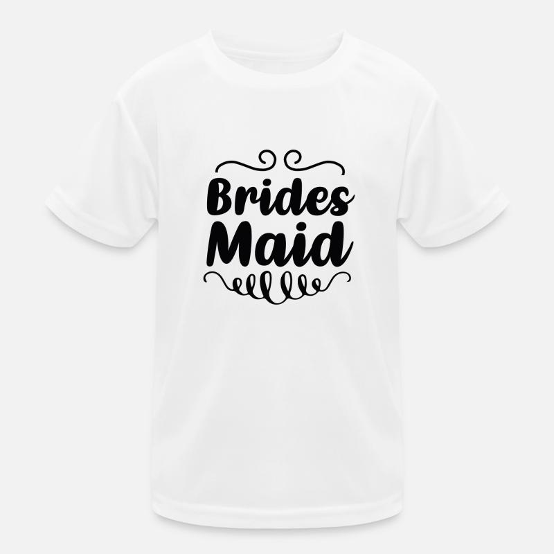 Brides Maid Kids Functional T-Shirt
