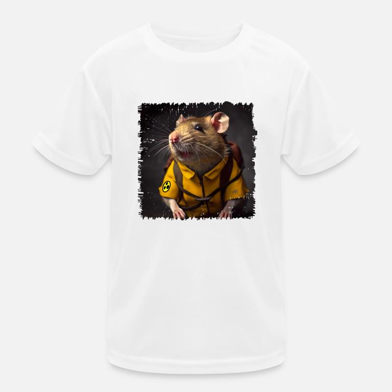 Rats can sniff out mines Kids Functional T-Shirt