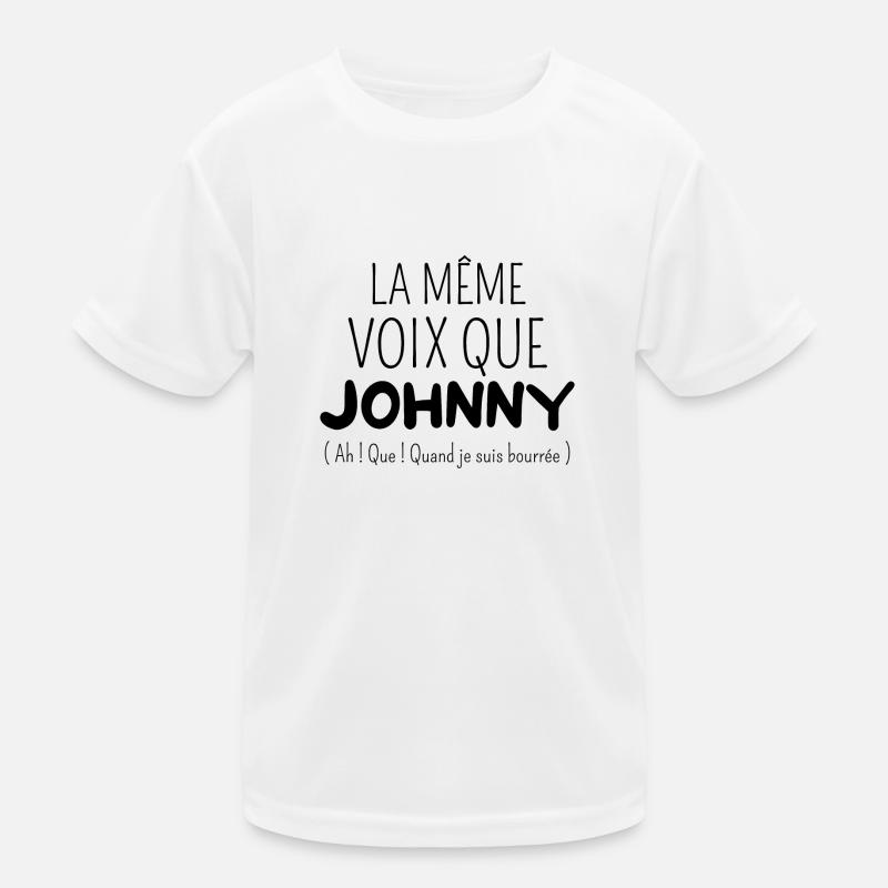 Même voix que Johnny T-shirt sport Enfant