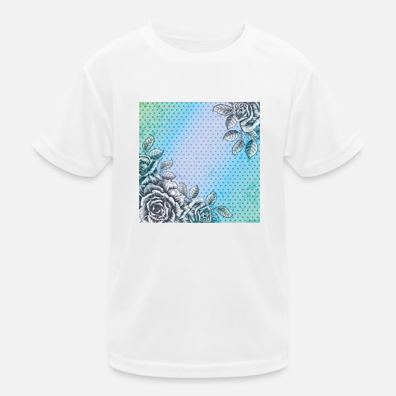 Fond rose T-shirt sport Enfant