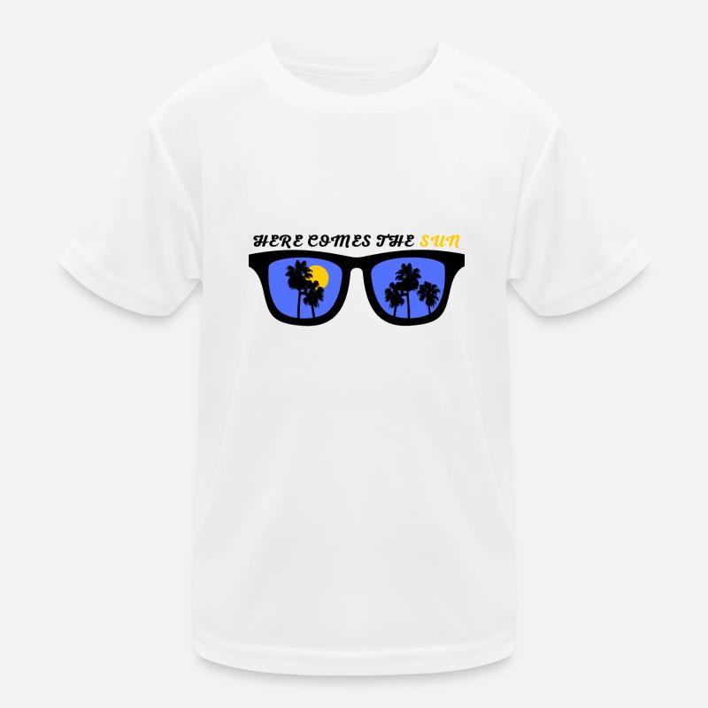 HERE COMES THE SUN Kids Functional T-Shirt