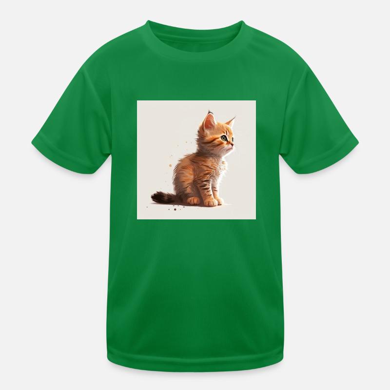 KITTEN Kinder Funktions-T-Shirt