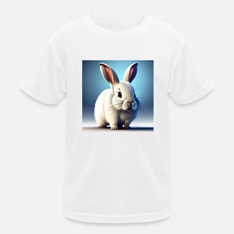 White rabbit Kids Functional T-Shirt