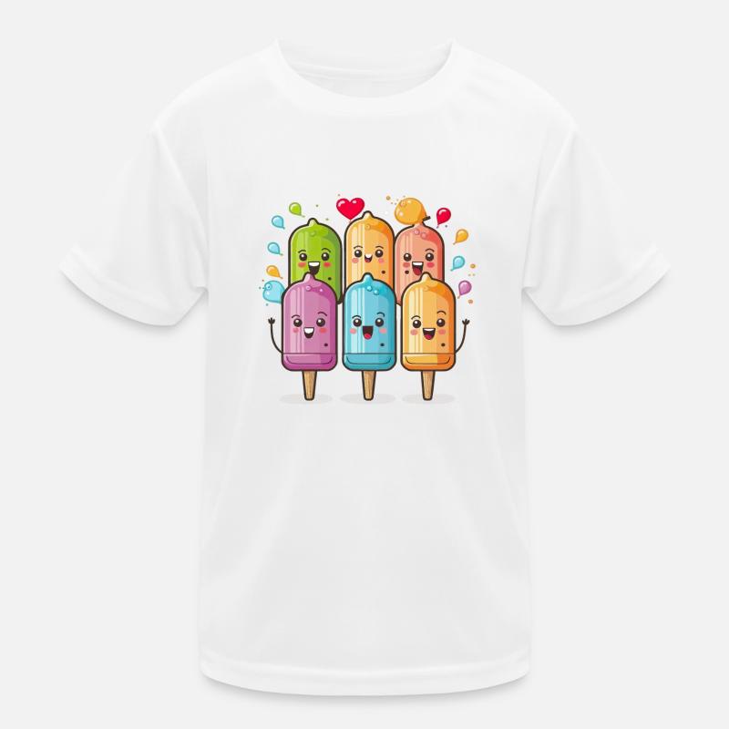 Fête de la crème glacée d’été avec style T-shirt sport Enfant