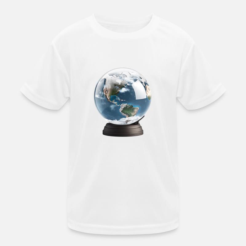 Gefangen in einer Schneekugel Kinder Funktions-T-Shirt