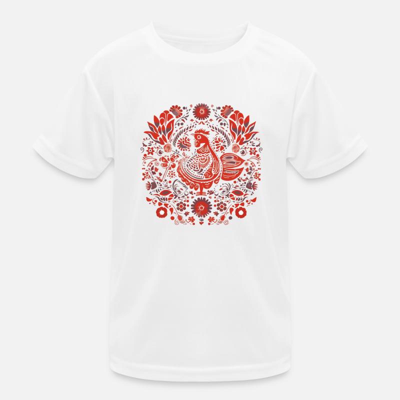 Der alte rote Vogel Kinder Funktions-T-Shirt