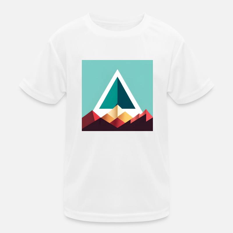 abstract triangle Kids Functional T-Shirt