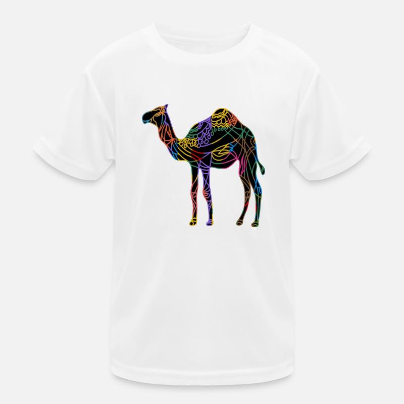 Kamel Kinder Funktions-T-Shirt