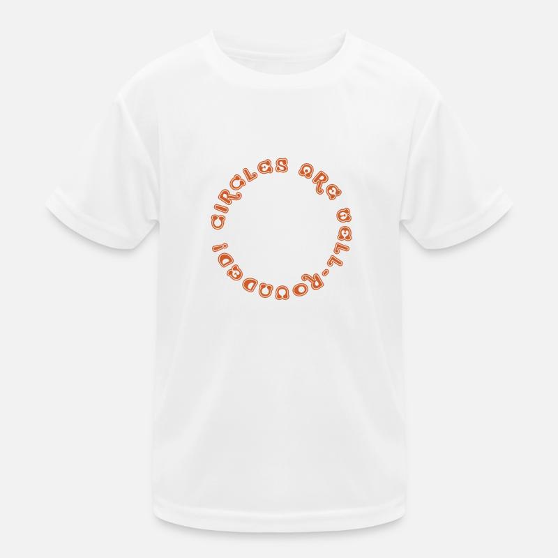 Kreise sind gut gerundet Kinder Funktions-T-Shirt